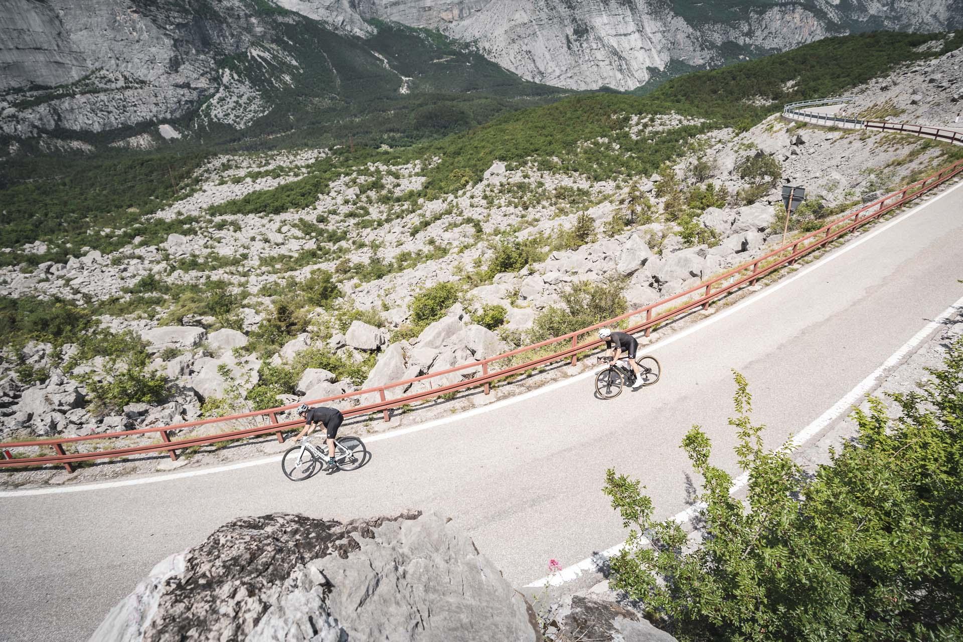 Marocche Valle dei Laghi Drena Monte Bondone road bike Hotel Santoni