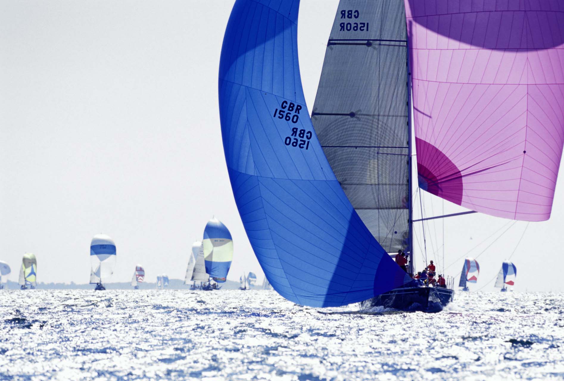 Competizione velica sul Lago di Garda Trentino a Torbole